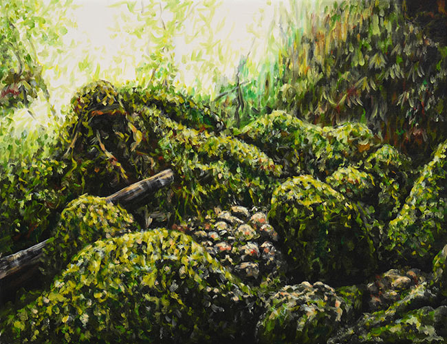 sans-titre, huile sur toile, 27x34, 2015