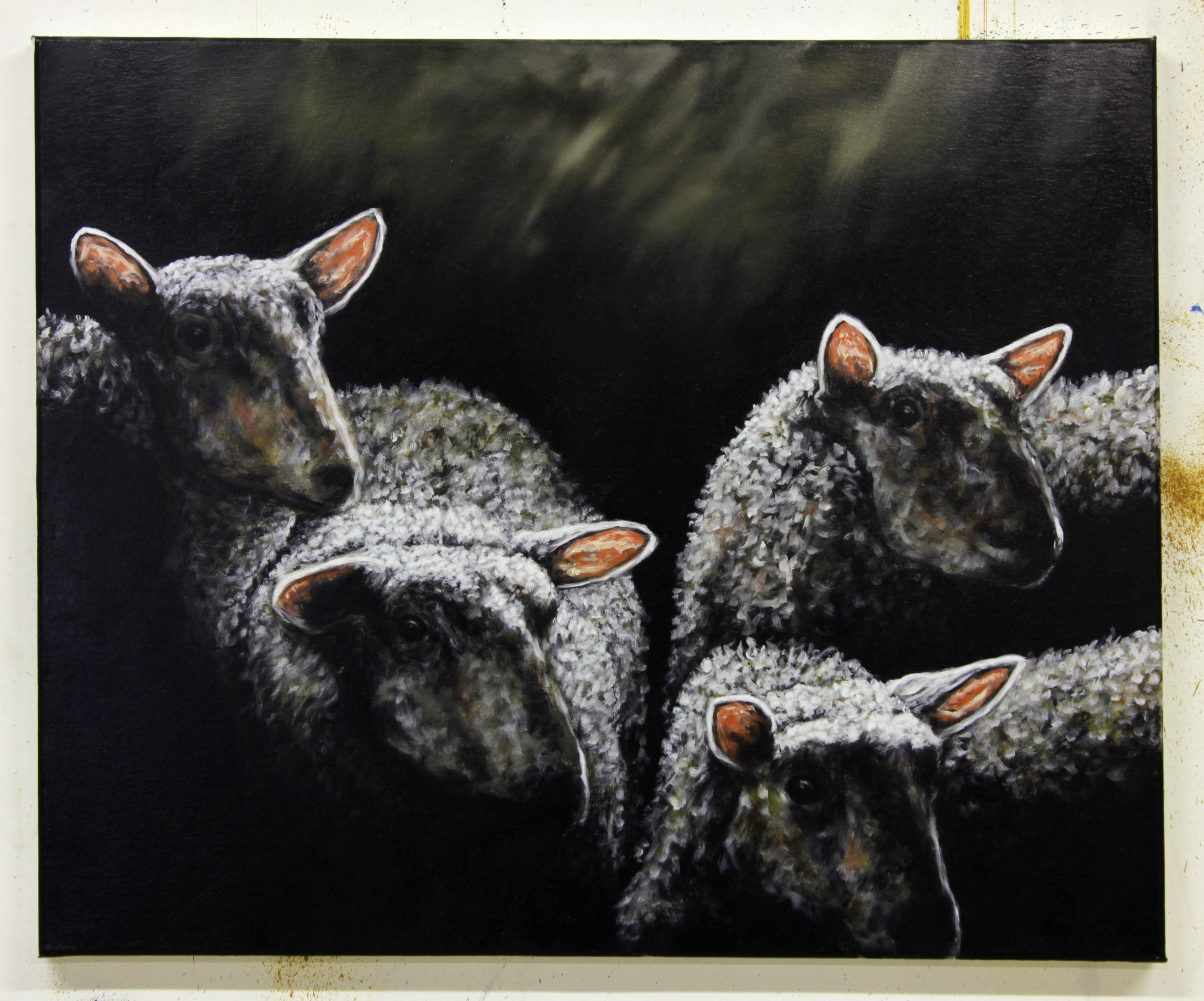 sans-titre, huile sur toile, 55x46cm, 2011
