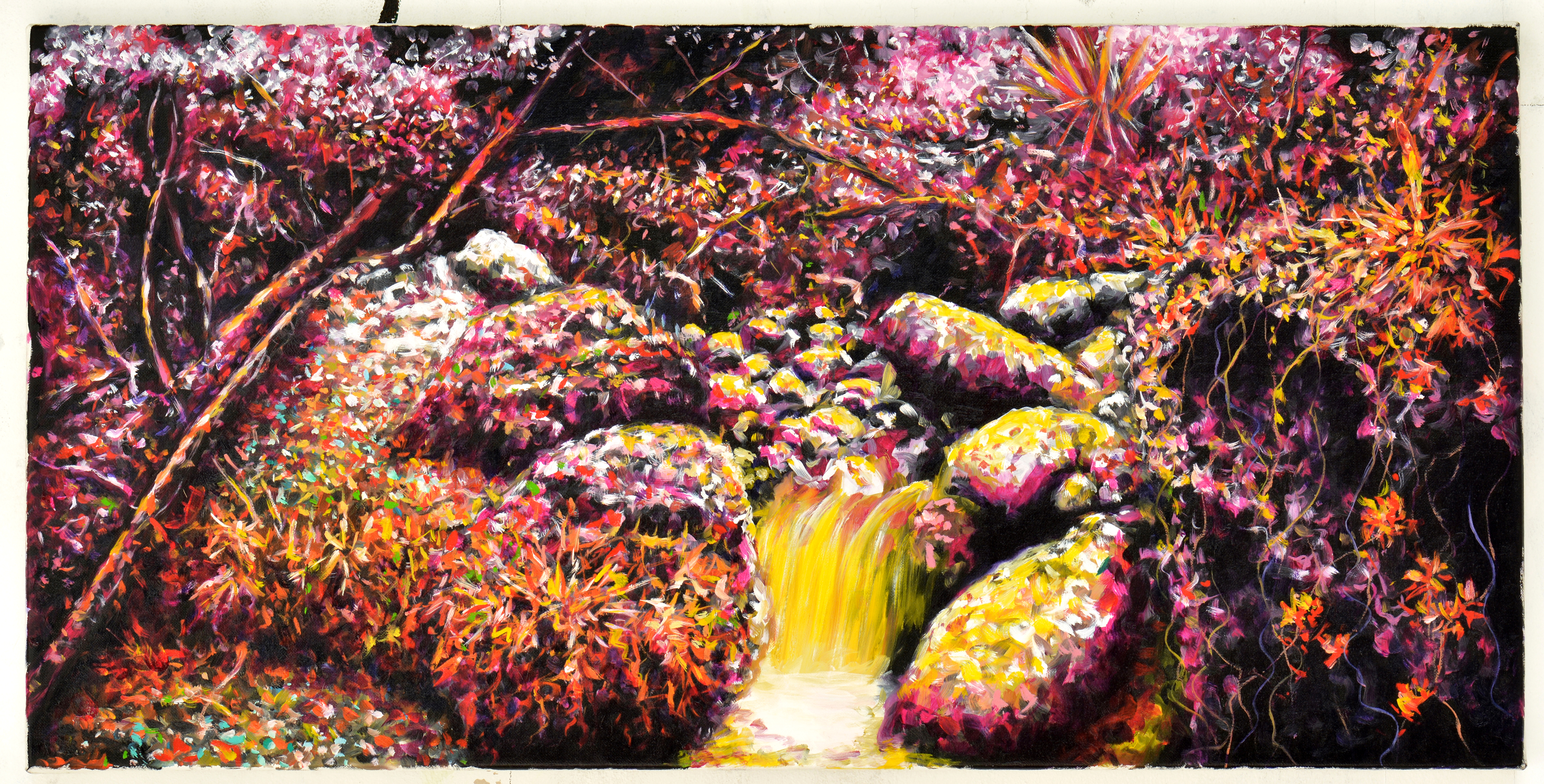 sans-titre, huile sur toile, 60x30cm, 2015