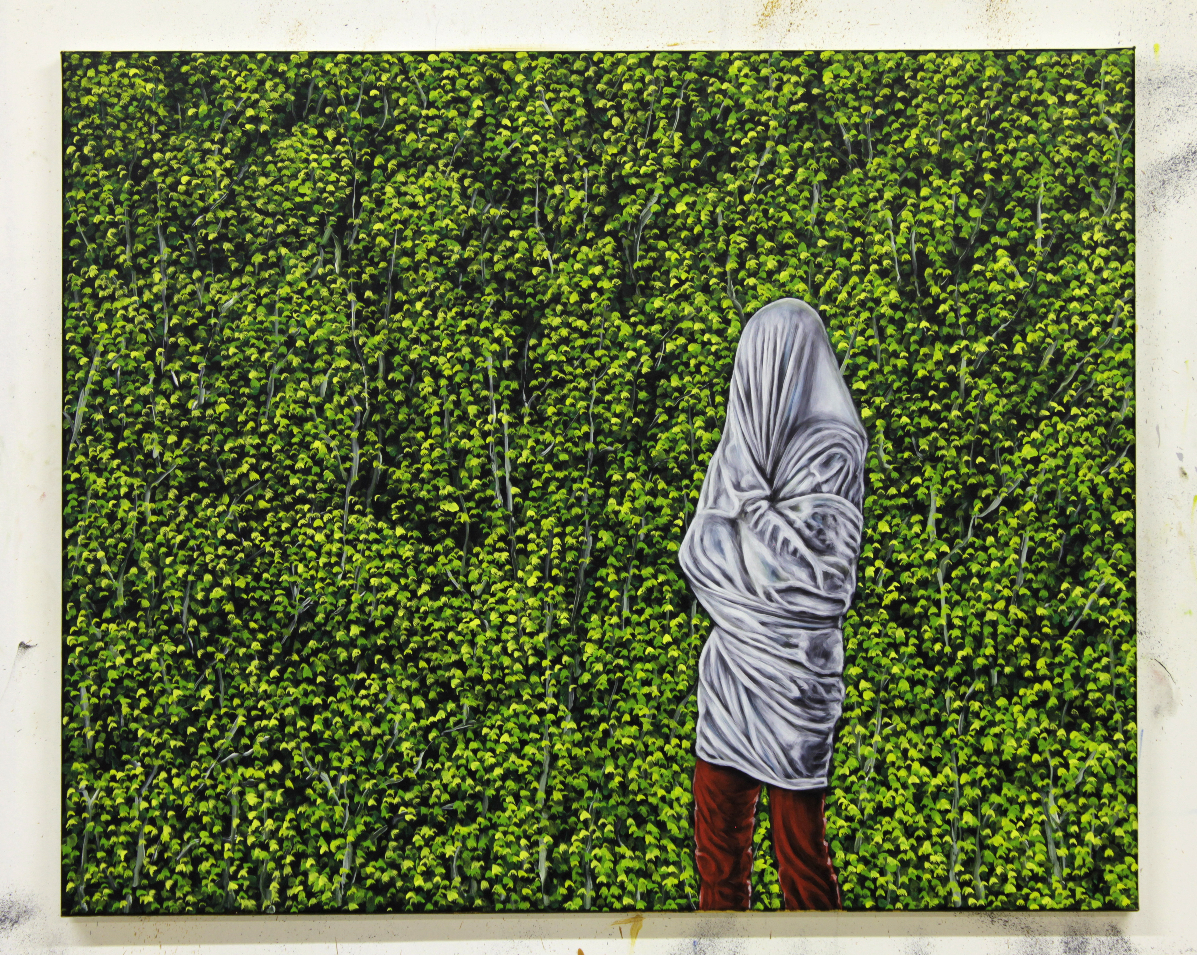 sans-titre, huile sur toile, 73X54cm, 2013
