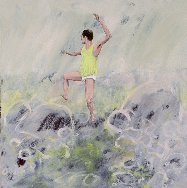 sans-titre, huile sur toile, 35x35cm, 2007