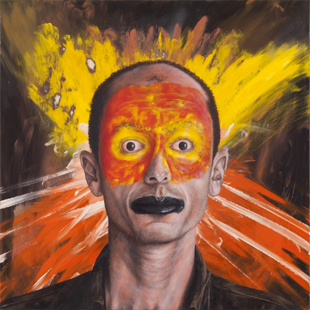 sans-titre, huile sur bois, 45x45cm, 2010