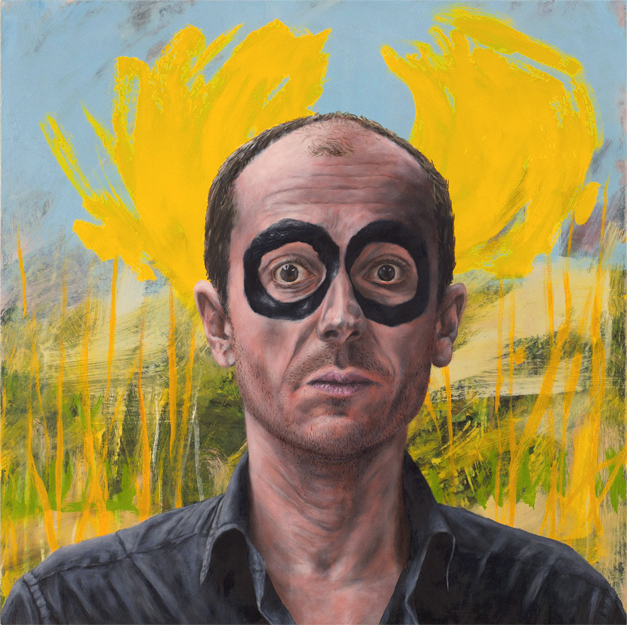 sans-titre, huile sur bois, 45x45cm, 2010