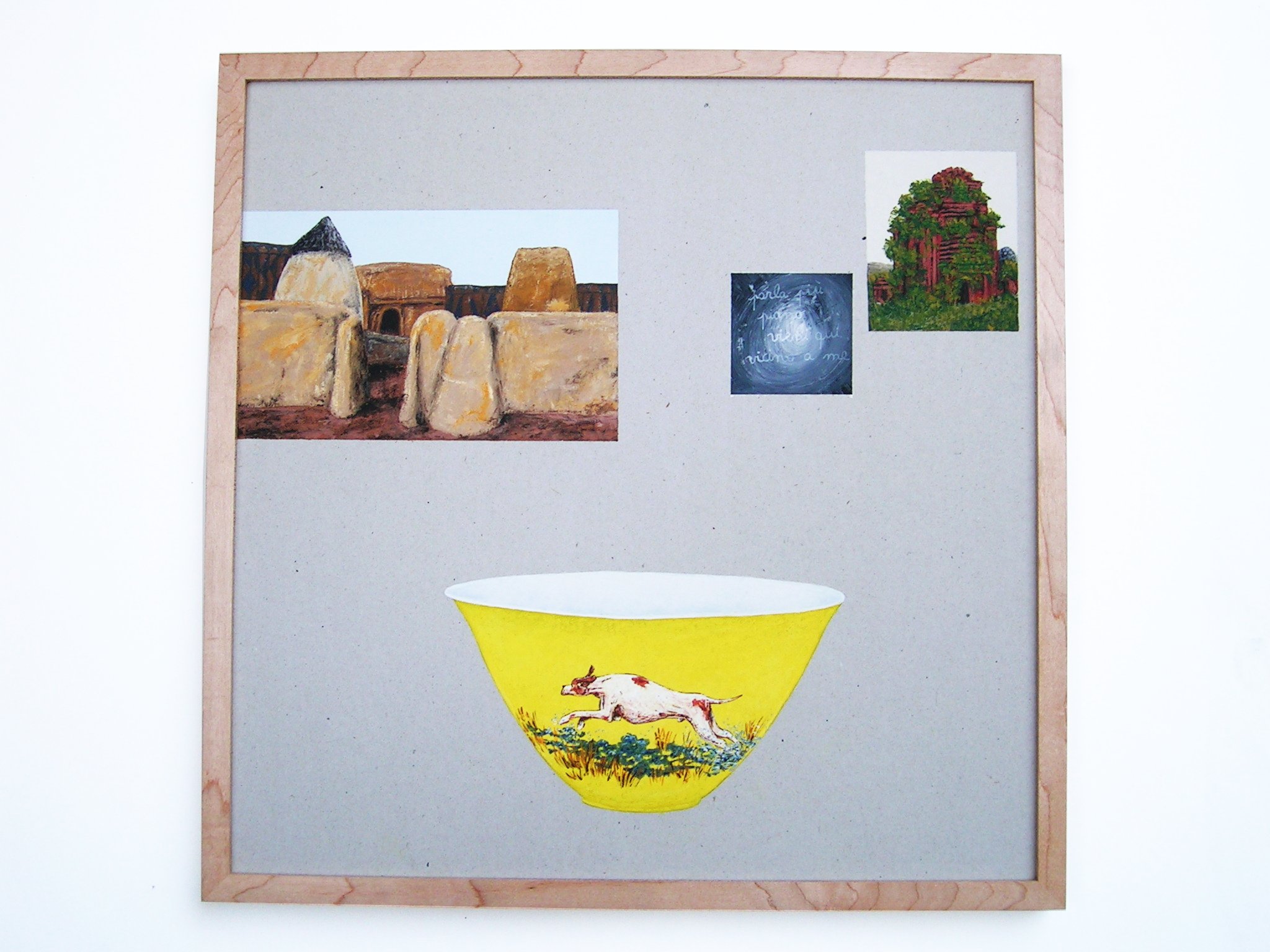 sans-titre, tempera sur carton, 43x43cm, 2004