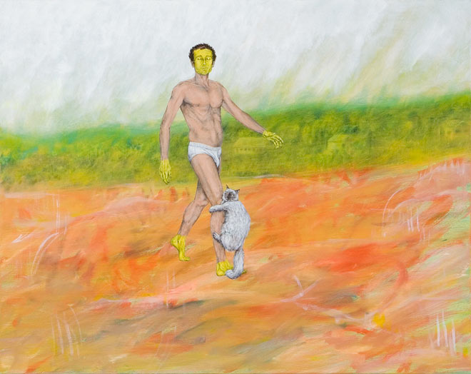 sans-titre, huile sur toile, 81x65cm, 2009