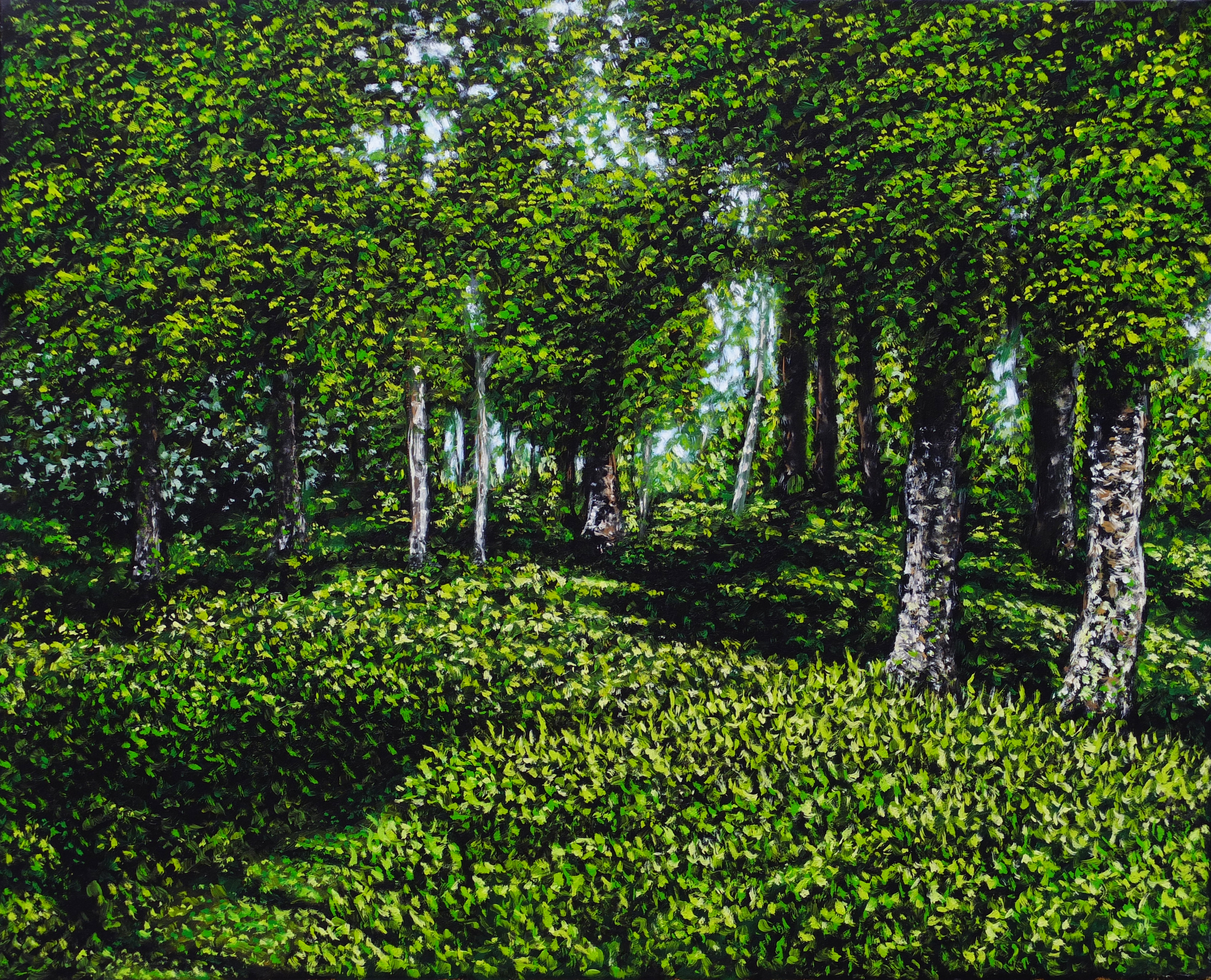 sans-titre, huile sur toile, 41x33cm, 2011