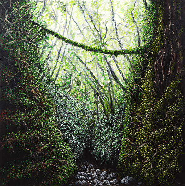 sans-titre, 70x70 cm, huile sur toile, 2014