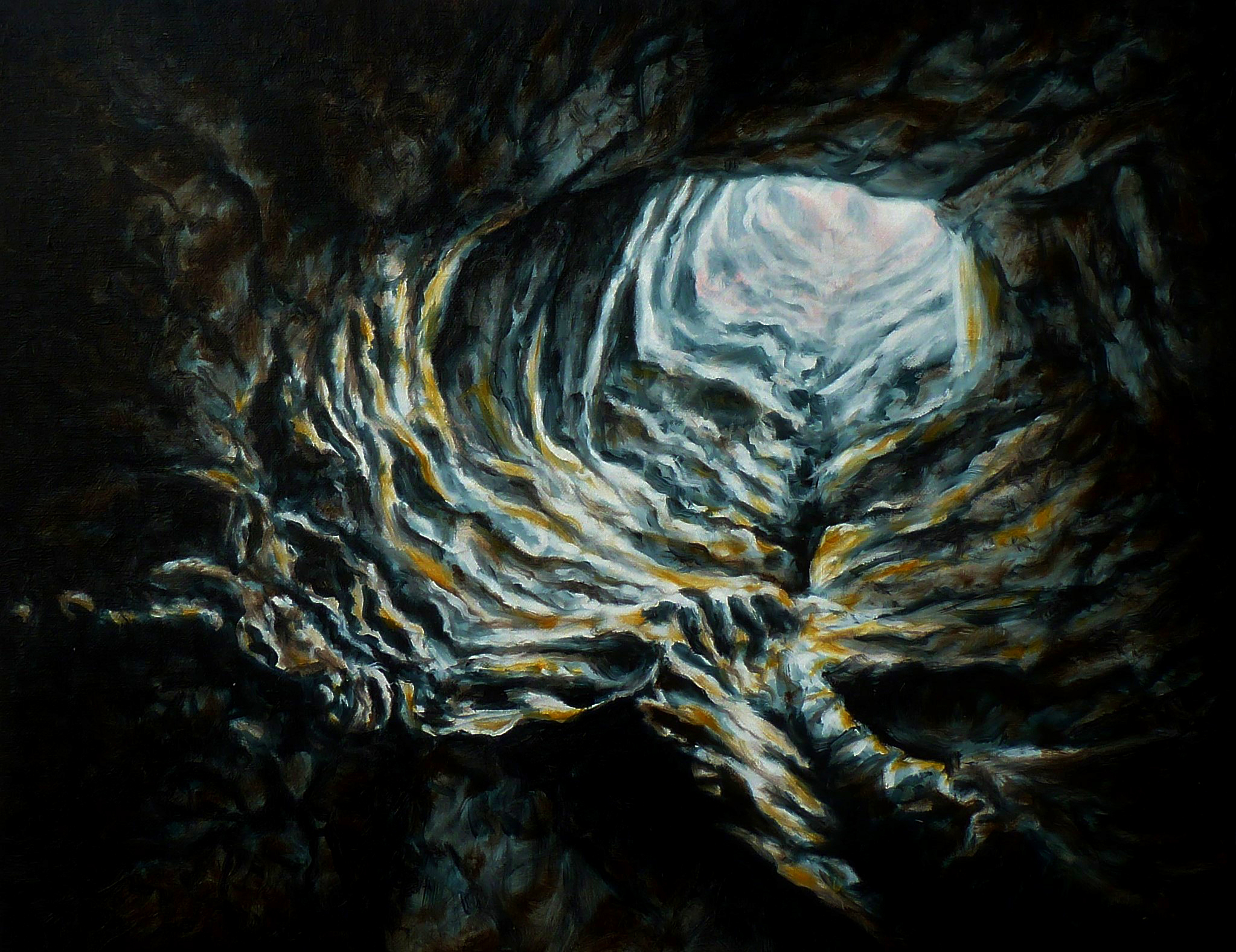 sans-titre, huile sur toile, 27x34, 2016