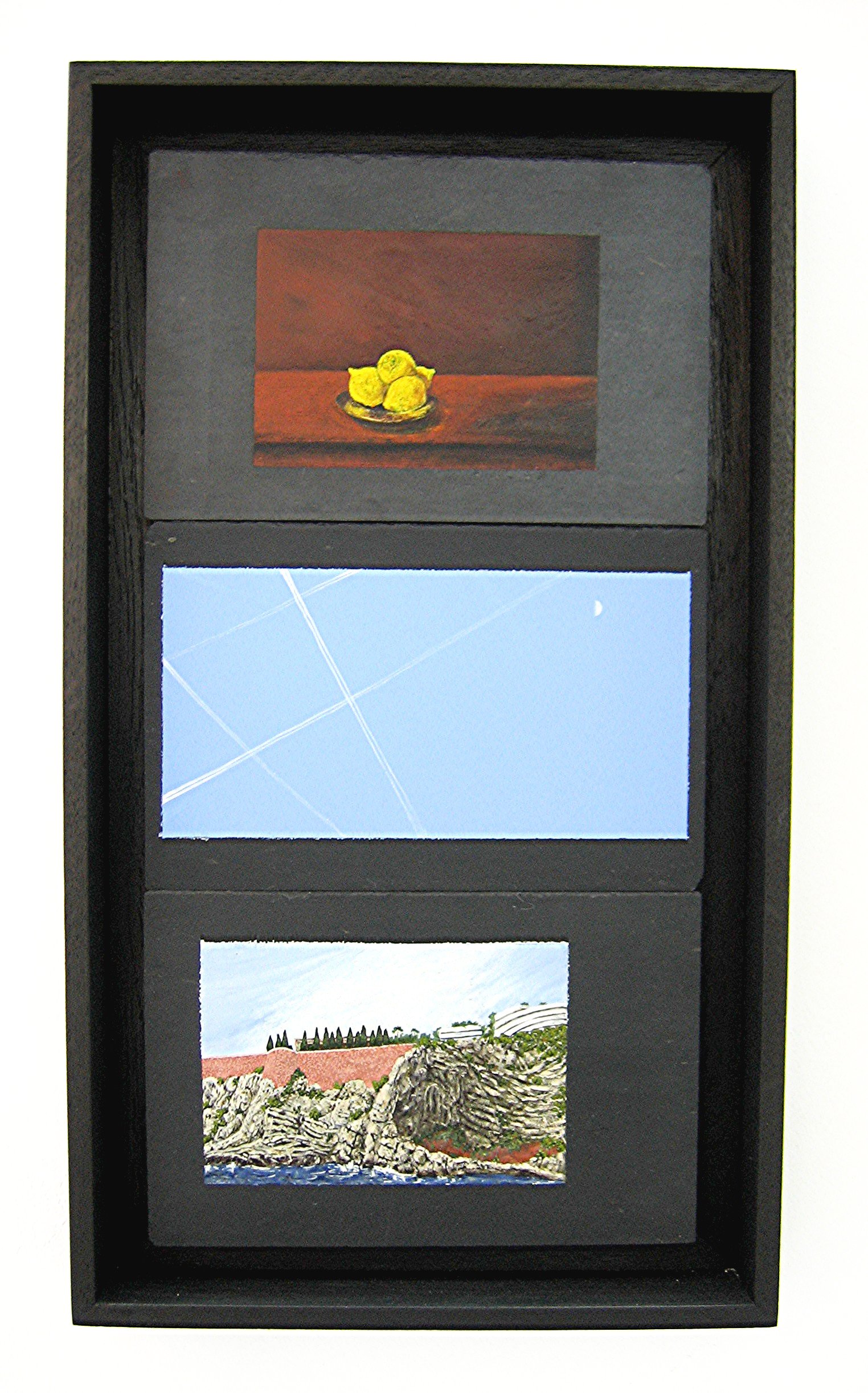 sans-titre, tempera sur ardoise, 51x23,5cm, 2004