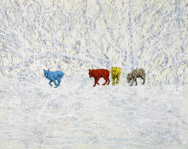 sans-titre, huile sur toile, 81x65cm, 2009