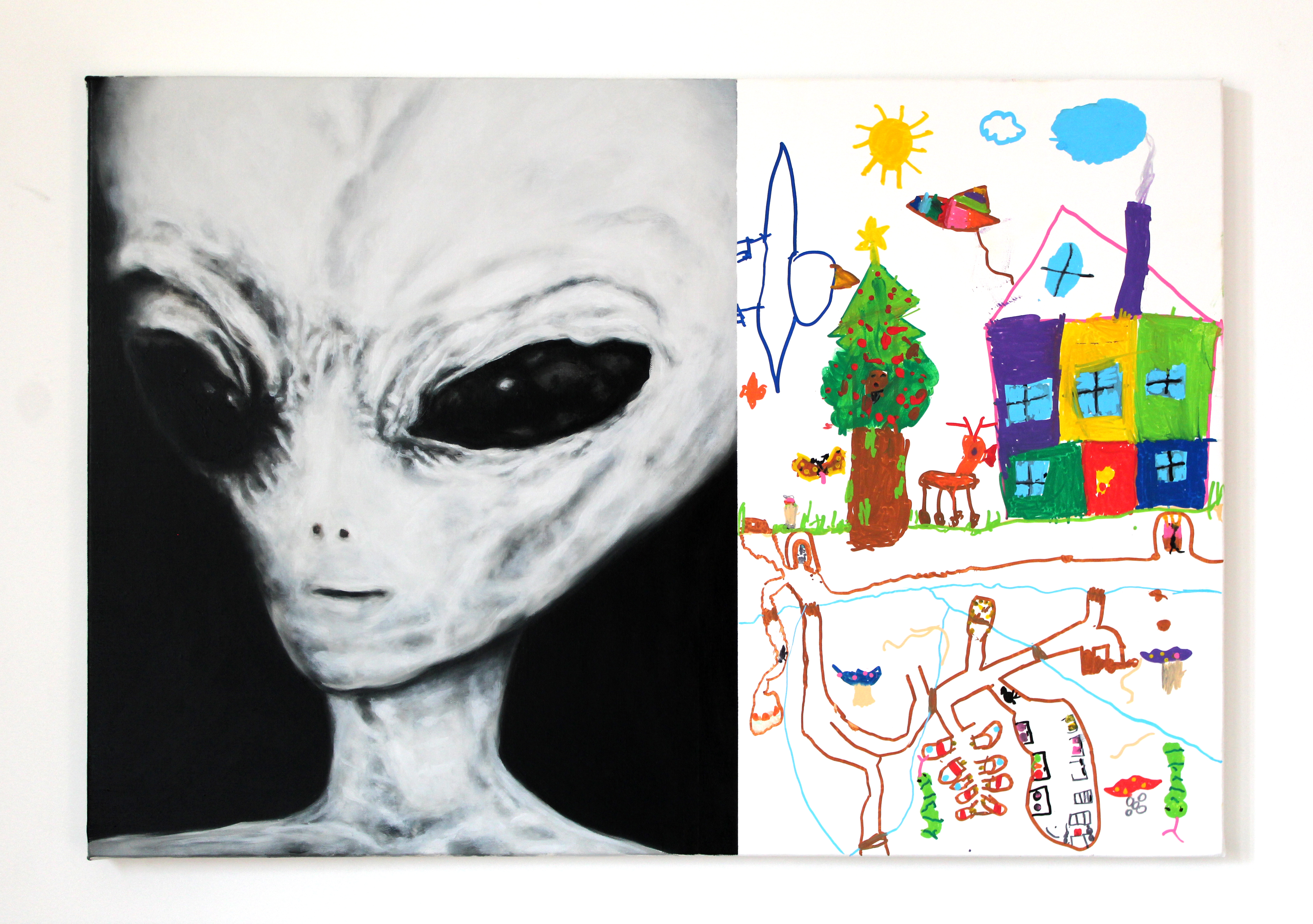 sans-titre, huile sur toile, 50x73cm, 2025