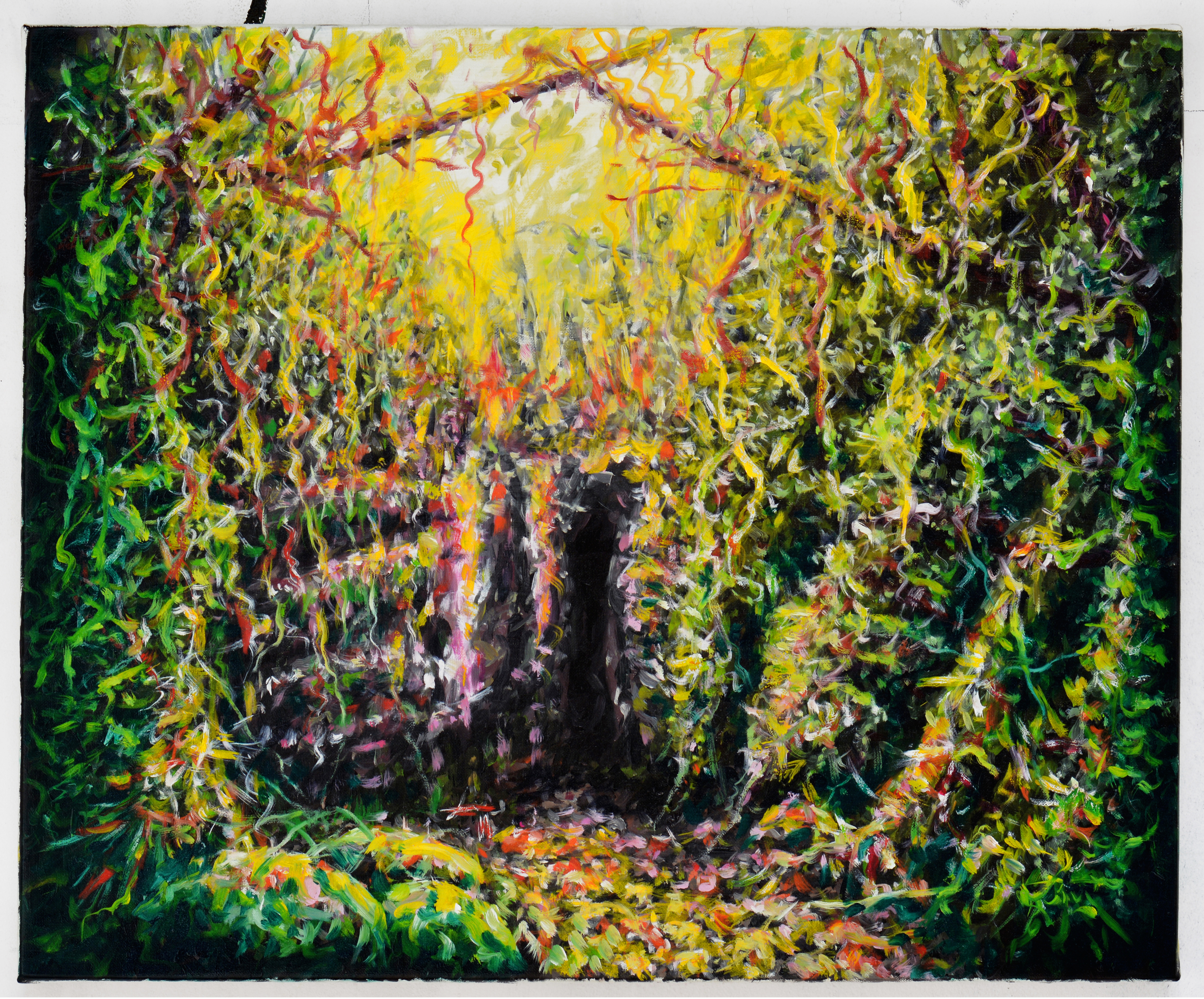 sans-titre, huile sur toile, 46x38cm, 2015