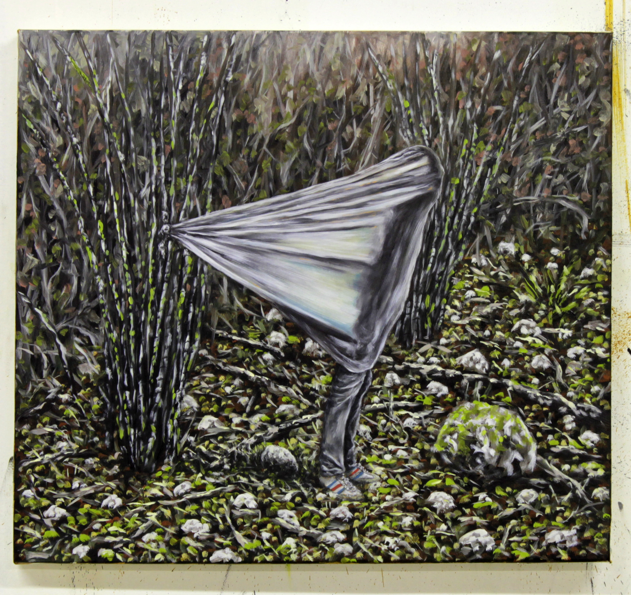 sans-titre, huile sur toile, 41x33 cm, 2012