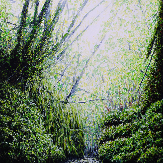 sans-titre, 70x70 cm, huile sur toile, 2014