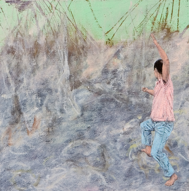 sans-titre, huile sur toile, 35x35cm, 2007