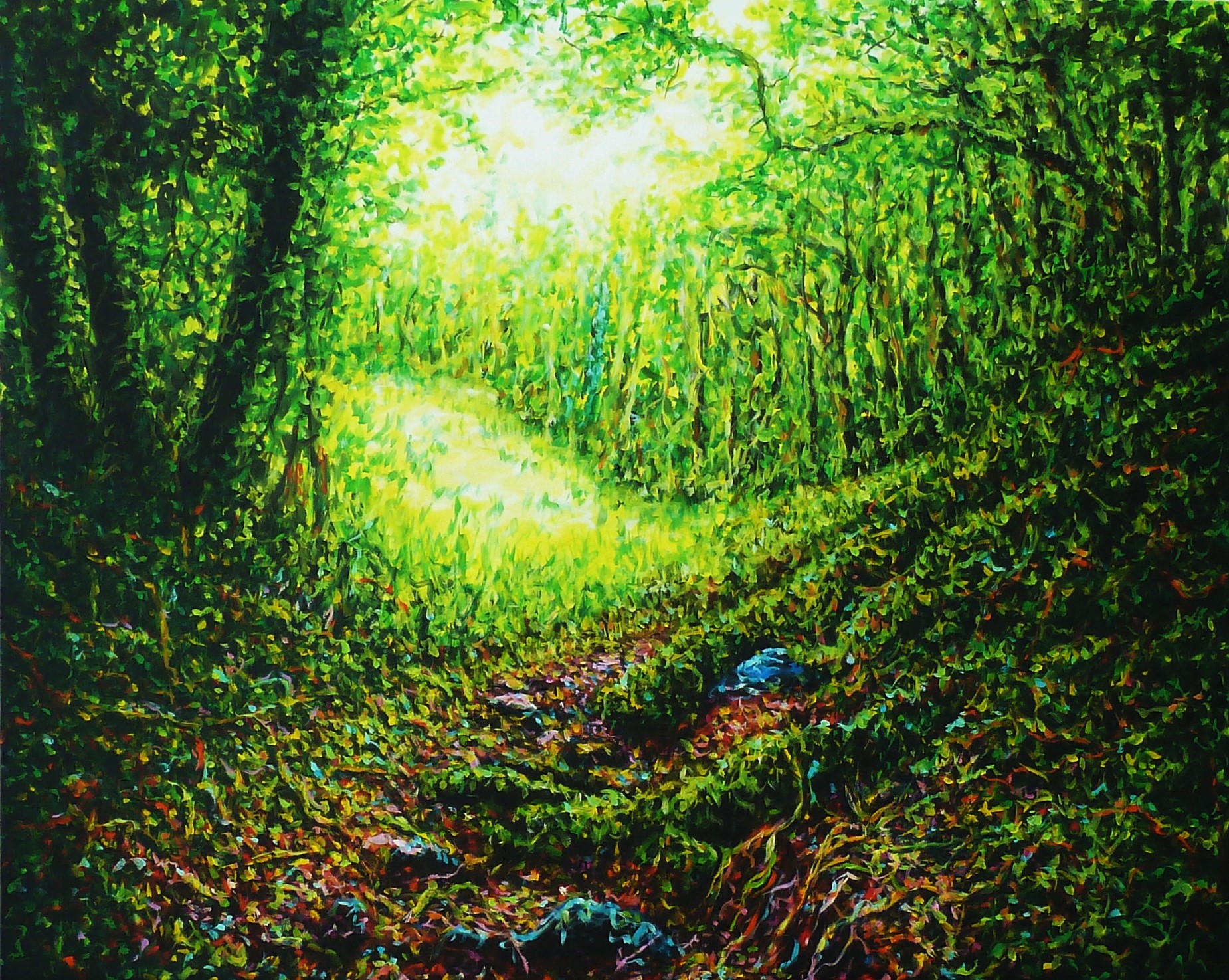 sans-titre, huile sur toile, 65x54, 2016