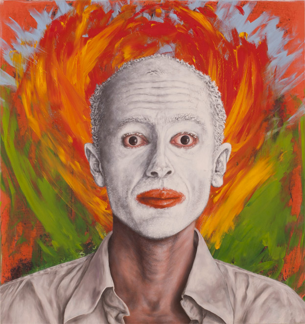 sans-titre, huile sur bois, 45x45cm, 2010