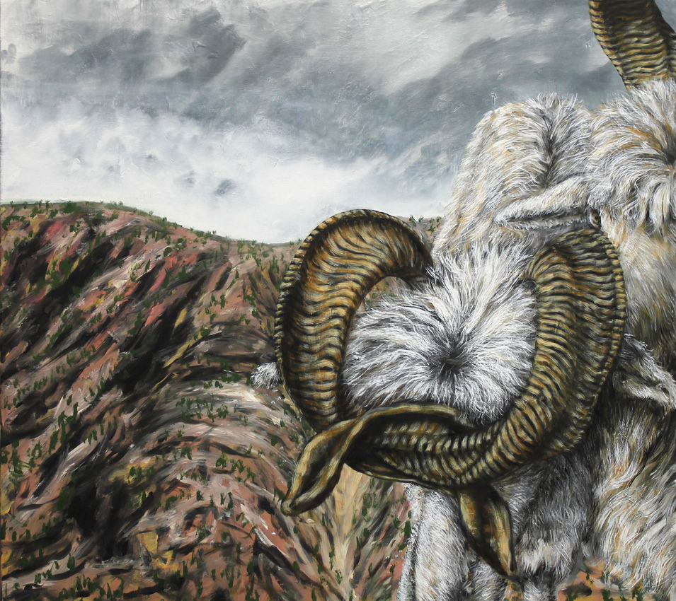 sans-titre, huile sur toile, 64x54 cm, 2012