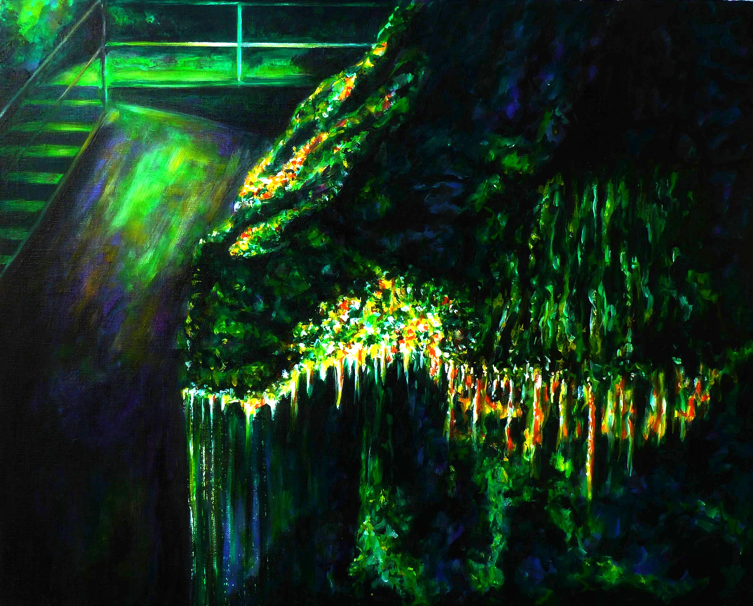 sans-titre, huile sur toile, 46x38cm, 2016