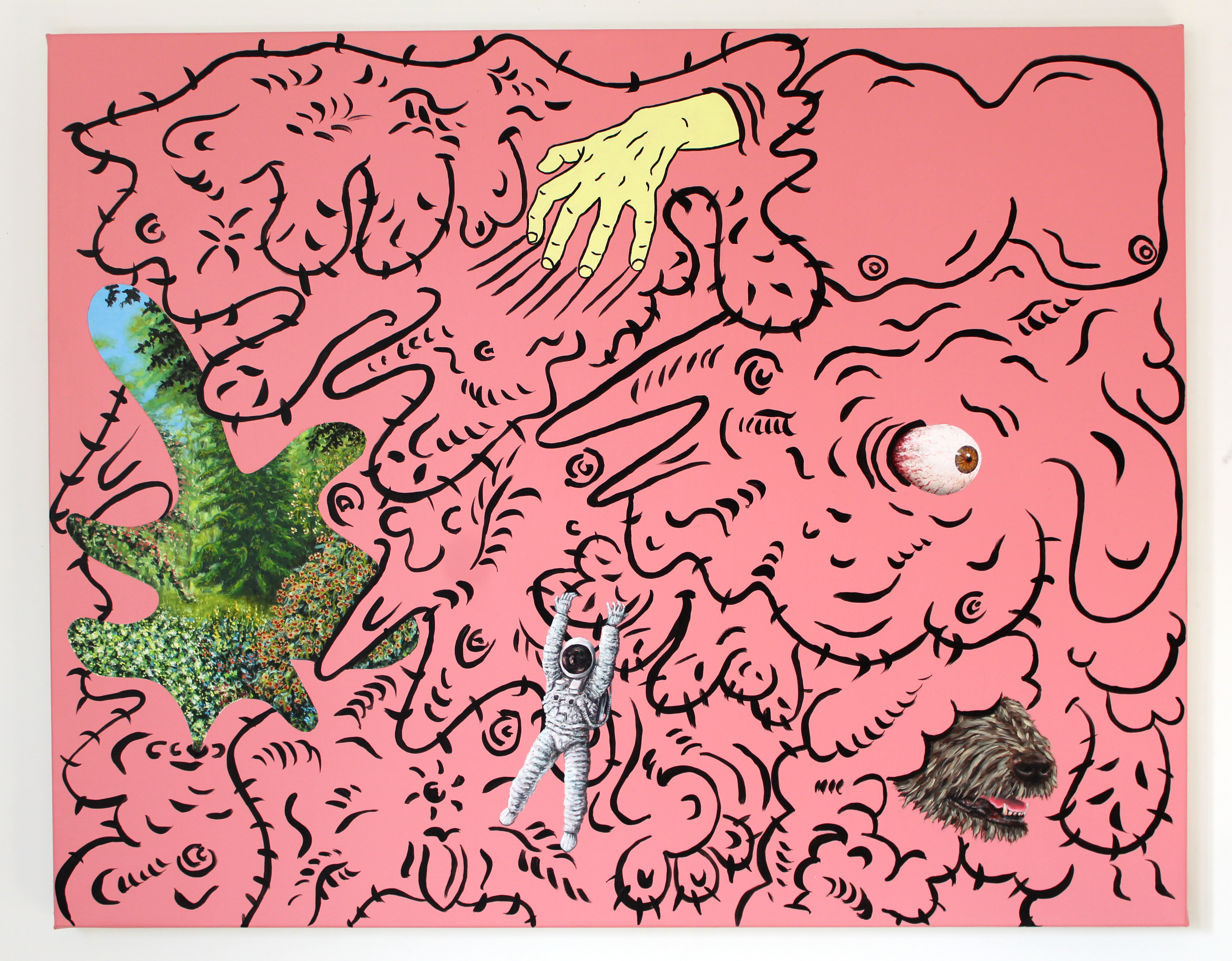 sans-titre, huile sur toile, 73x92cm, 2026