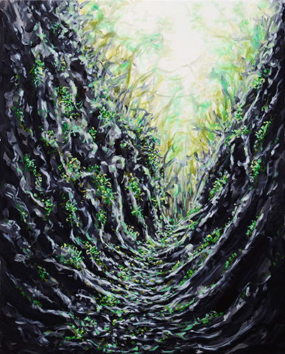 sans-titre, huile sur toile, 41x24cm, 2011