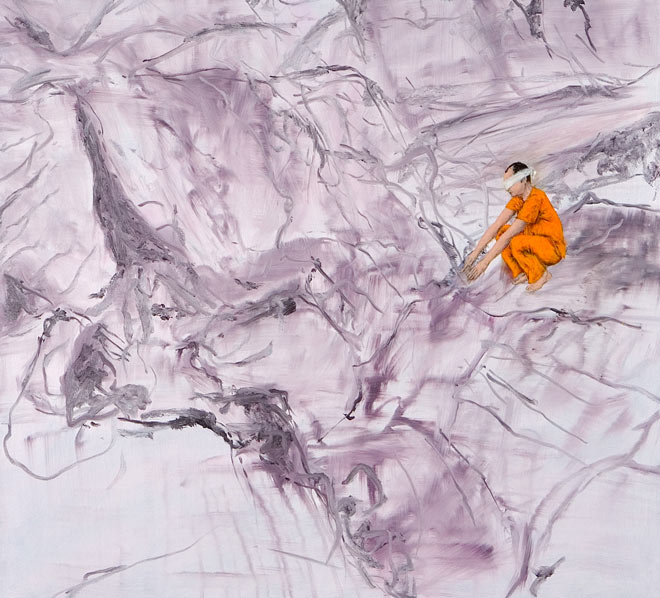 sans-titre, huile sur toile, 55x46cm, 2006